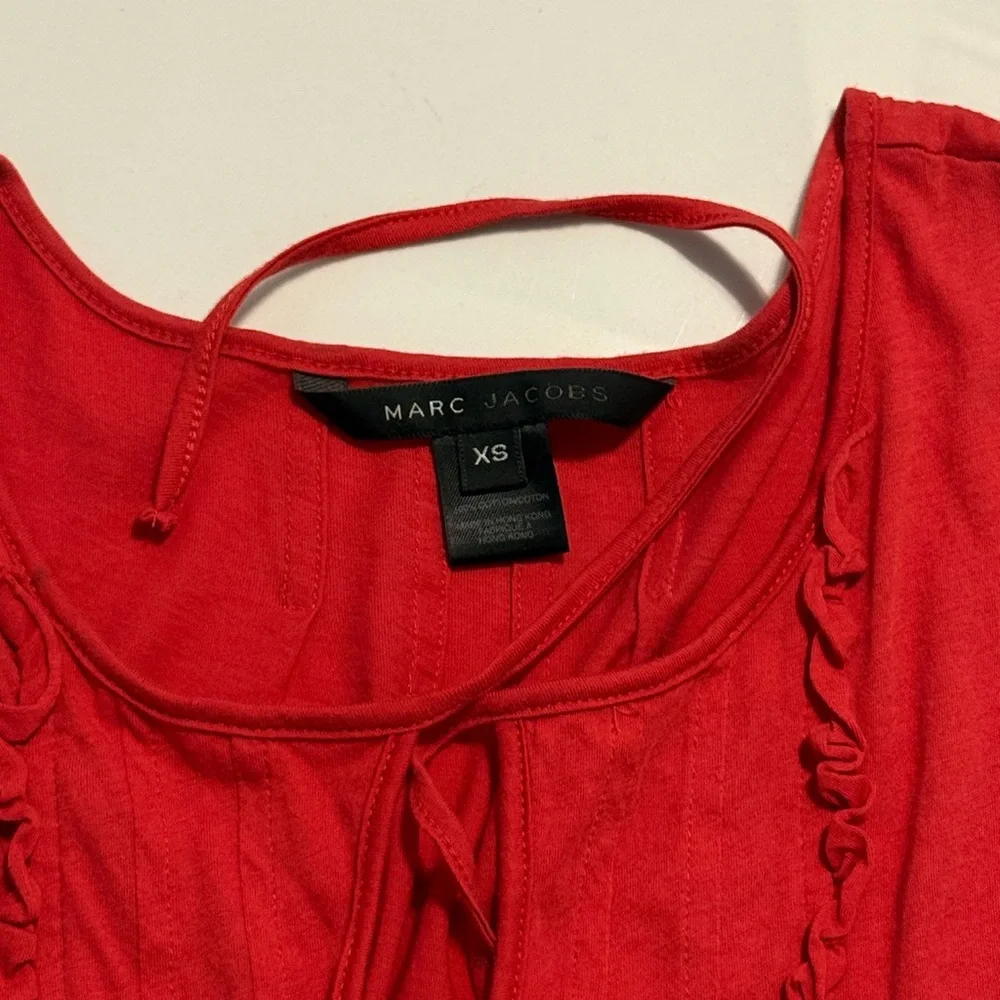 Marc Jacobs Scarlet Ruffle Top - Picture 2 of 2